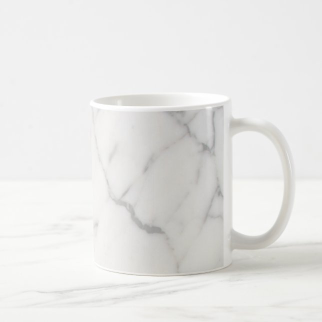 Caneca De Café Mármore branco (Direita)