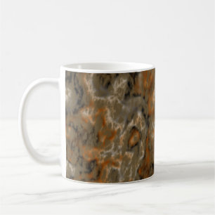 Caneca De Café Mármore de ouro