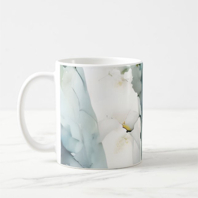 Caneca De Café Mármore de Sage Suave (Esquerda)