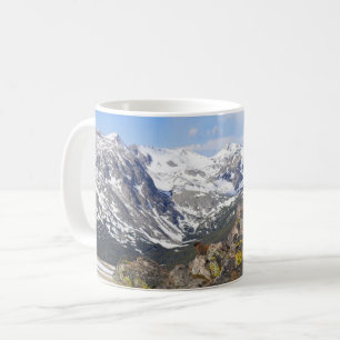 Caneca De Café Marmota de Barriga Amarela Contemplando as Montanh