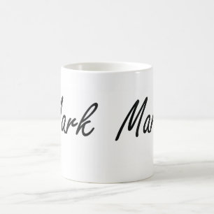 Caneca De Café Marque o design conhecido artístico