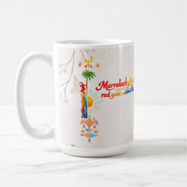 Caneca De Café Marrakech Glows – Vibrant Moroccan Art Tee