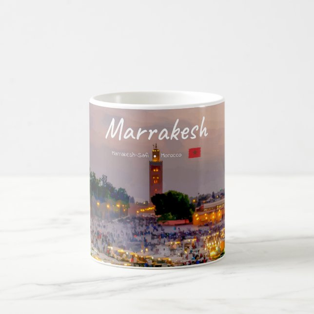 Caneca De Café Marrakesh, Marrocos - Praça Jemaa el Fnaa (Centro)