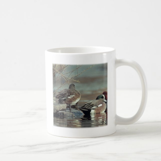 Caneca De Café Marreca-pintada-americana (Direita)