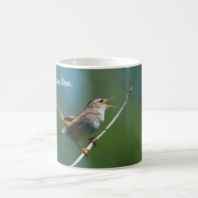 Caneca De Café Marsh Wren (Centro)