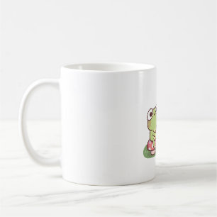 Caneca De Café Marshmallow De Brama De Sapo Bonito Em Campfire