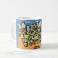 Marthas Vineyard Saudações Mug