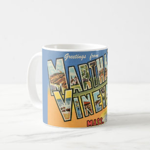 Caneca De Café Marthas Vineyard Saudações Mug