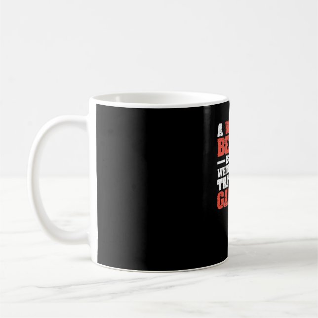 Caneca De Café Martial Arts A black belt is a white (Esquerda)