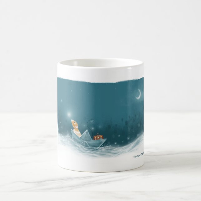 Caneca De Café Marty Veleja para Adventure em sua imaginação (Centro)