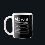 Caneca De Café MARVIN Nutrition Funny Birthday Nome Personalizado<br><div class="desc">MARVIN Nutrition Funny Birthday Personalised Name</div>
