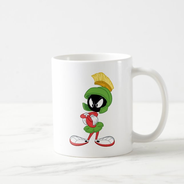 Caneca De Café MARVIN O MARCIANO™ | Braços Cruzados (Direita)