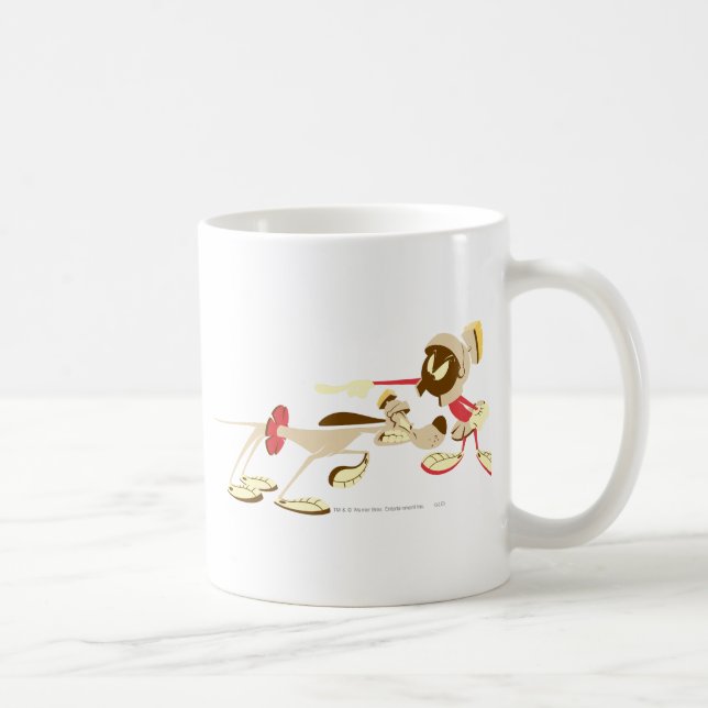 Caneca De Café MARVIN O MARCIANO™ e K-9 4 (Direita)