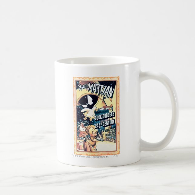 Caneca De Café MARVIN THE MARTIAN™, DAFFY DUCK™ e Elmer (Direita)