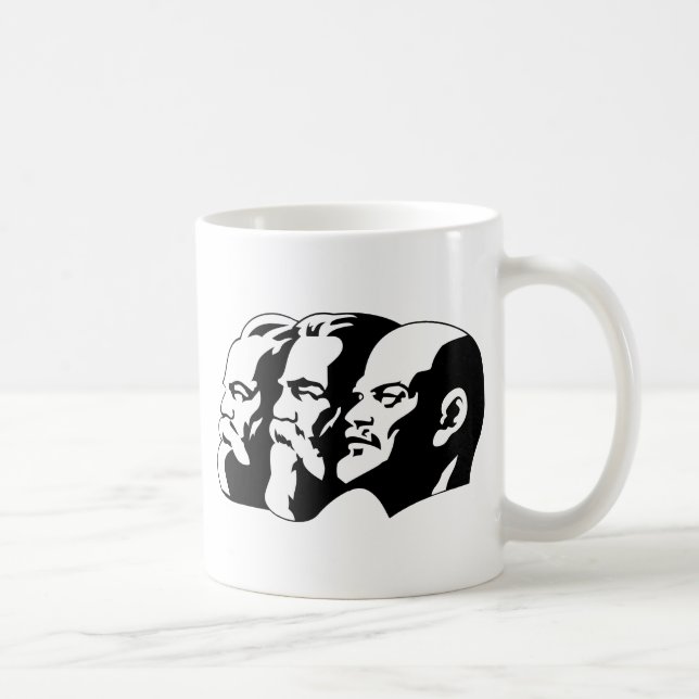 Caneca De Café Marx, Engels et Lénin (Direita)