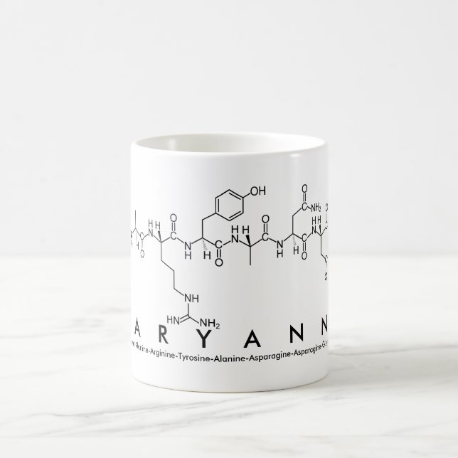 Caneca De Café Maryanne peptide name mug (Centro)