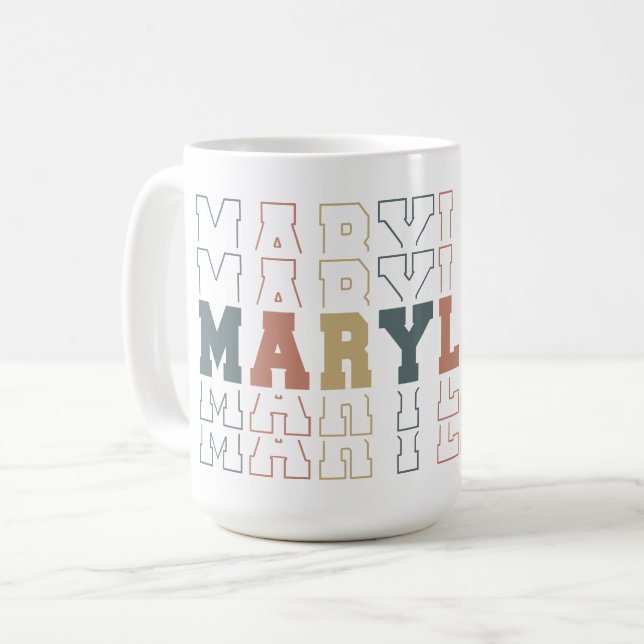 Caneca De Café Maryland (Frente Esquerda)