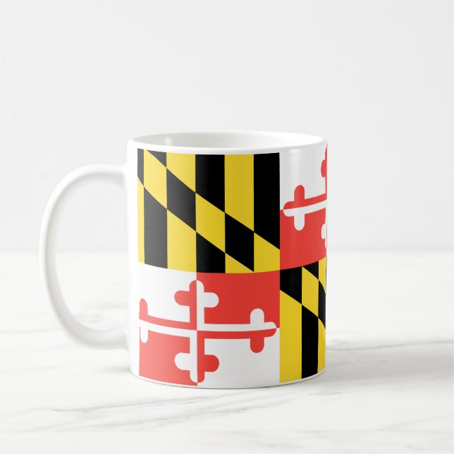 Caneca De Café MARYLAND Flag - (Esquerda)