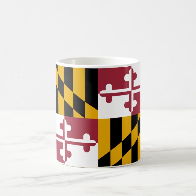 Caneca De Café Maryland Flag Crab (Centro)