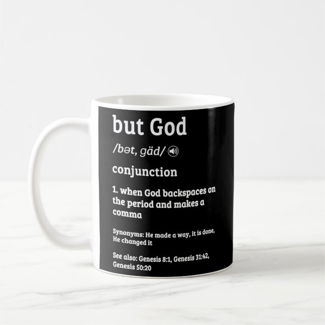 Caneca De Café Mas Deus Definição (Esquerda)