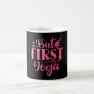 Caneca De Café Mas Primeiro Yoga