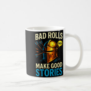 Caneca De Café Más Rolagens Fazem Boas Histórias - Diversão com R