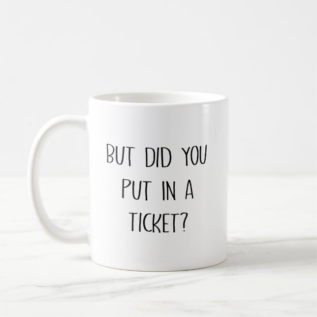 Caneca De Café Mas Você Colocou Em Um Bilhete Presente Divertido  (Esquerda)