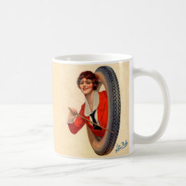 Caneca De Café Máscara da Kelly-Springfields Tire de 1928 Lotta M