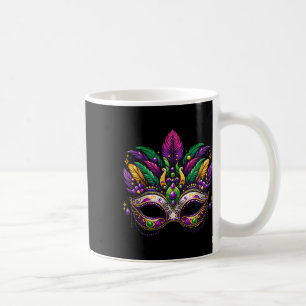 Caneca De Café Máscara de Carnaval Festivo de Mardi Gras Masquera