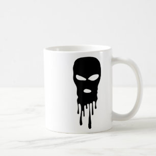 Caneca De Café Máscara de Esqui Balaclava Bandit Mask Robber Hip 