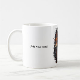 Caneca De Café Máscara de Gás Pós-Apocalíptica Grunge Tóxico