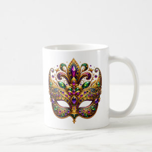 Caneca De Café Máscara de Mardi Gras