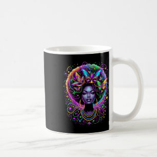 Caneca De Café Máscara de Miçangas de borboletas africanas da Rai