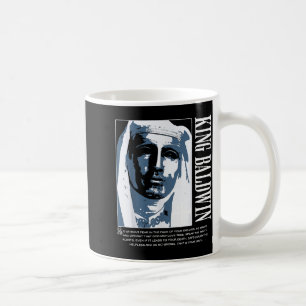 Caneca De Café Máscara de Prata Rei Baldwin Iv Meme O Rei Leproso