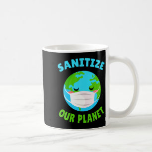 Caneca De Café Mascara Divertida Kawaii Pro Ambiente Sanitizar Te