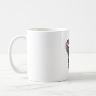 Caneca De Café Máscara Patriótica Guardiã Liberdade Inspirada Mil
