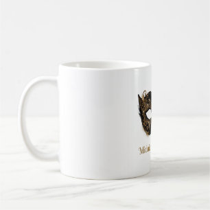 Caneca de Café Mascarada da Meia-Noite