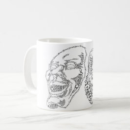 Caneca De Café Máscaras de Comédia e Tragédia