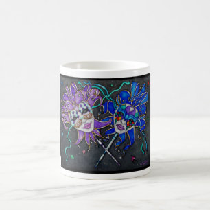 Caneca De Café Máscaras de Jester Comédia/Tragédia