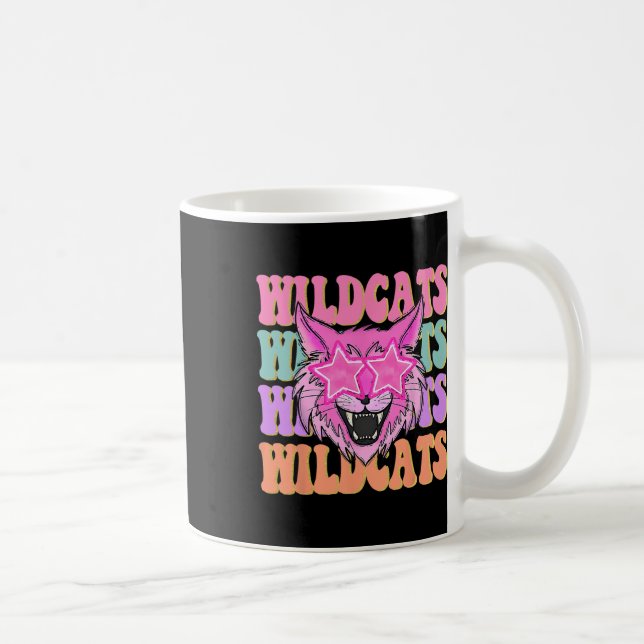 Caneca De Café Mascote da Escola Wildcats (Direita)