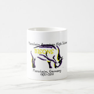 Caneca De Café Mascote do bisonte de Mannheim