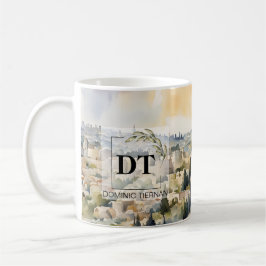 Caneca De Café Masjid Al Aqsa Watercolor Mug - Uma Memória Jerusa