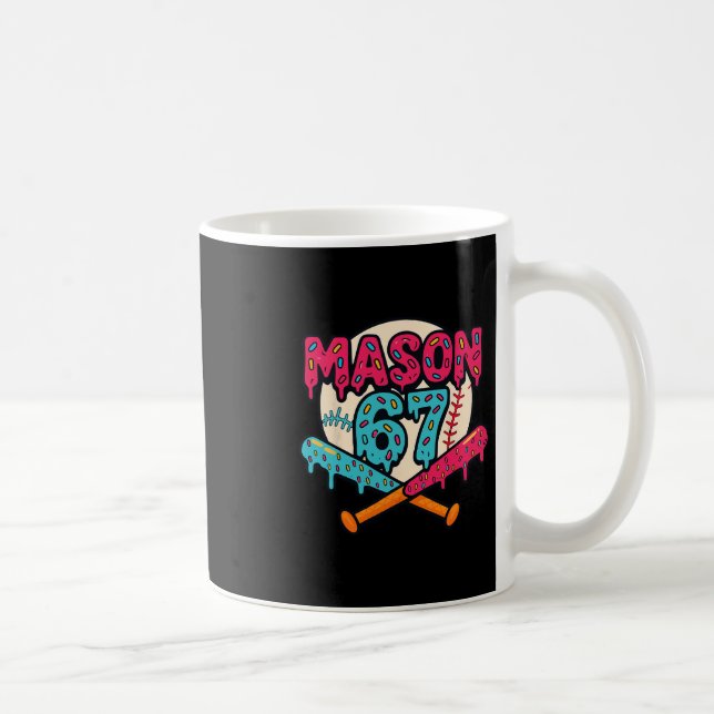Caneca De Café Mason 67 Funny Ice Cream Drip Sell Meme Graphics 1 (Direita)