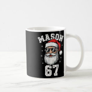 Caneca De Café Mason 67 Natal Legal Papai Noel Seis Sete Meme 