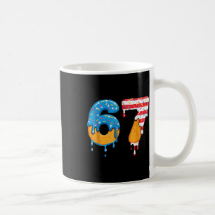 Caneca De Café Mason 67 Sorvete Gotejamento Meme Seis Sete Bandei