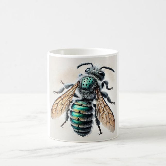 Caneca De Café Mason Bee 161024IREF237 - Watercolor (Centro)