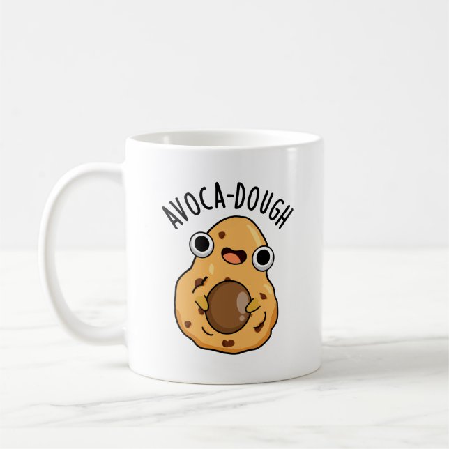 Caneca De Café Massa de abacate Piada engraçada de abacate (Esquerda)