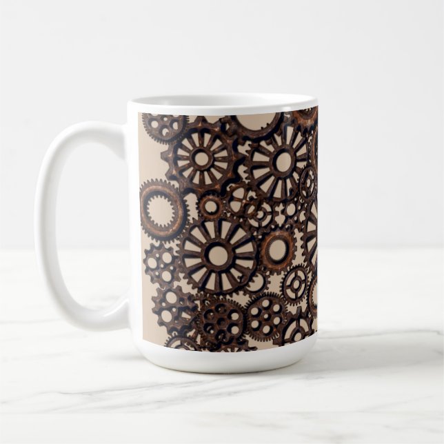 CANECA DE CAFÉ MASSA DE CAFÉ DE ARTES ESTAMPUNHAS (Esquerda)