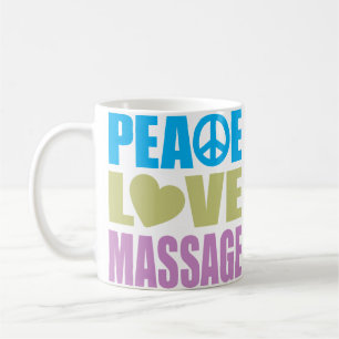 Caneca De Café Massagem do amor da paz