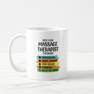 Caneca De Café Massagem Terapista LMT Masseuse Músculo Sussuro